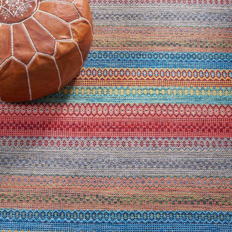 Kilim KLM475 Hand Woven Runner Rug - Blue/Red - 2'3"x9' - Safavieh.