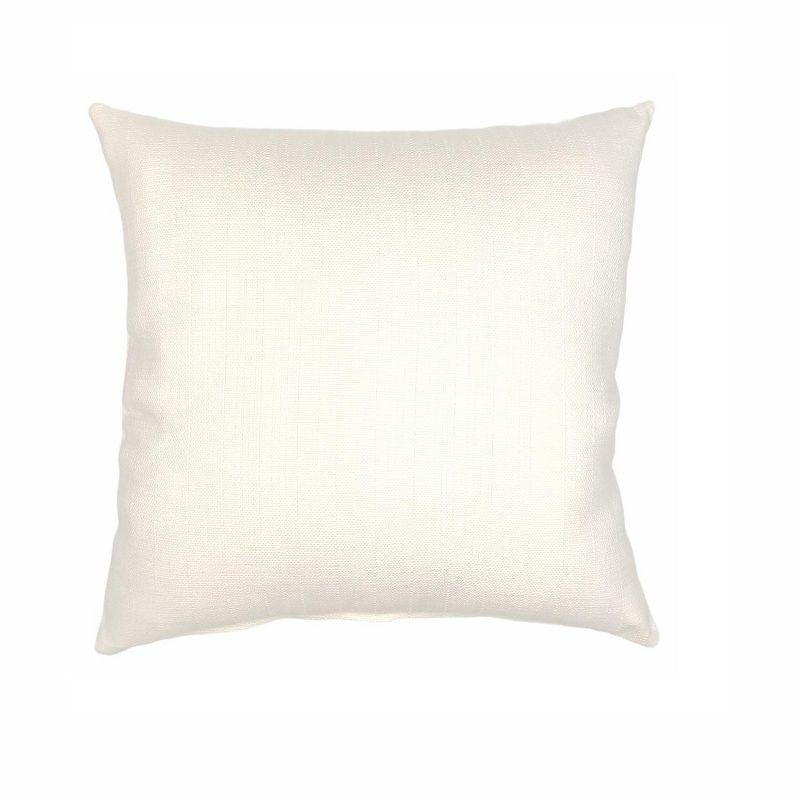 Anaya White Dralon Acrylic Indoor/Outdoor Pillow