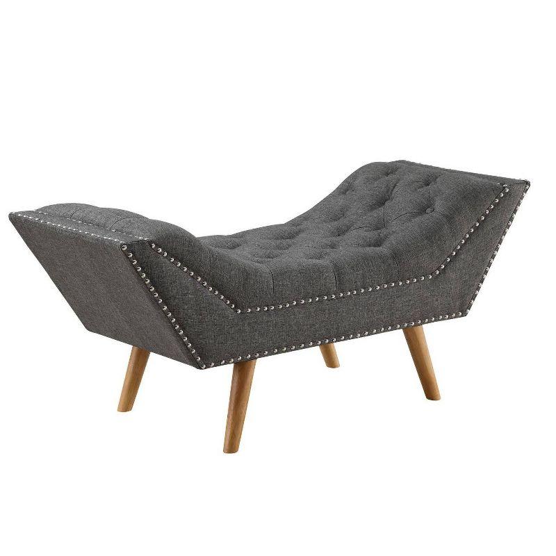 Jaime Button Tufted Bench - Boraam