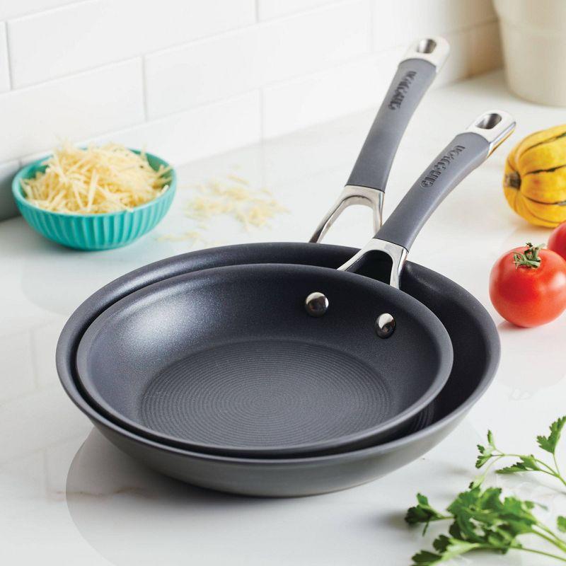 Circulon Circulon Radiance Hard Anodized Nonstick Frying Pans / Skillet Set, 8.5 Inch and 10 Inch