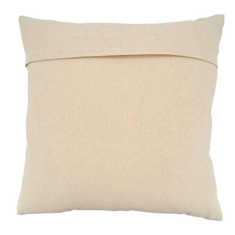 Saro Adah Collection Geometric Cotton Throw Pillow