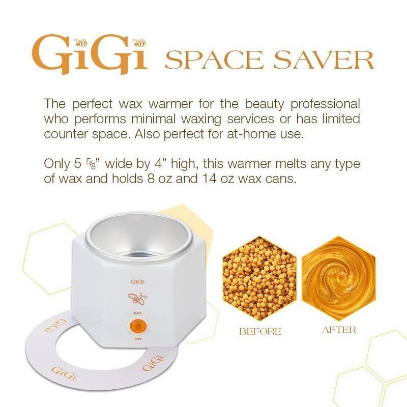 GiGi SPACE SAVER Hair Removal Wax Warmer for 8, 14, and 18-oz Cans (Super Compact)