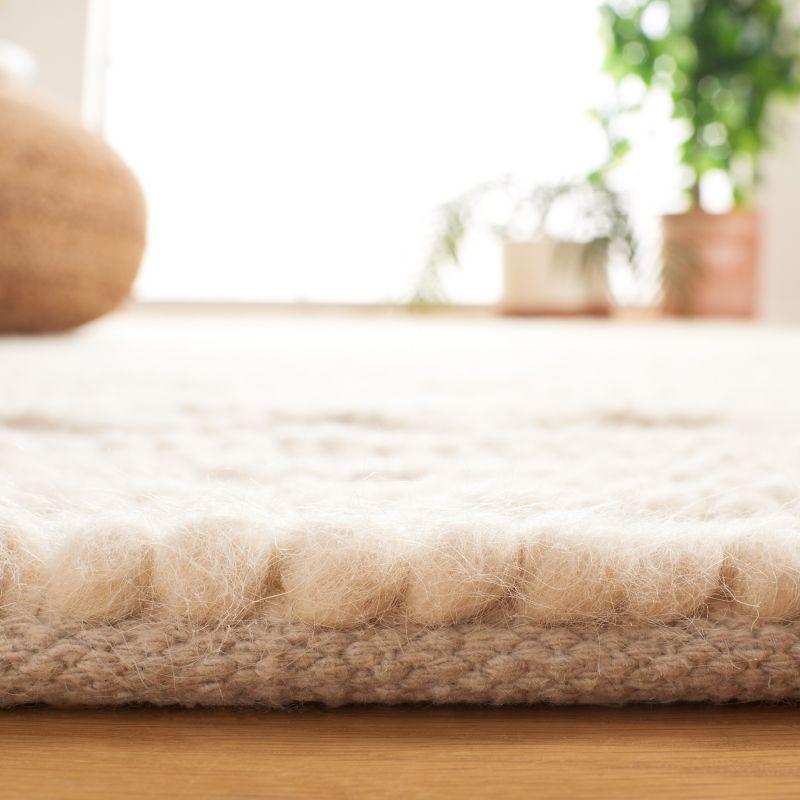 Natura NAT128 Hand Woven Indoor Area Rug - Light Beige - 4'x6' - Safavieh