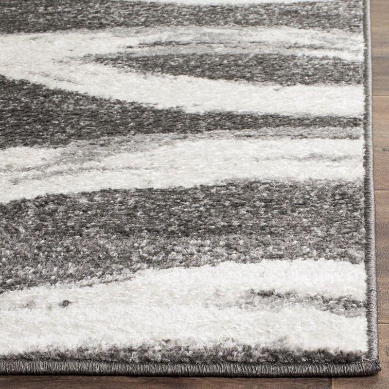 Adirondack ADR125 Machine Made Indoor Area Rug - Charcoal/Ivory - 9'x12' - Safavieh