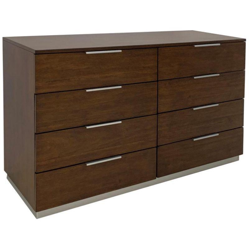 Brylin 8 Drawer Modern Dresser - SFV2112 - Dark Walnut - Safavieh Couture