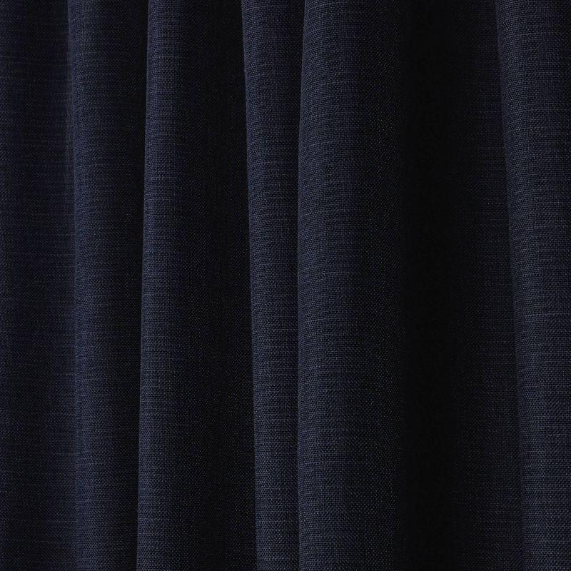 Nicole Miller Nicole Miller Faux Linen Slub Textured Hidden Tab/Rod Pocket Top Light Filtering Curtain Panel Pair (Set of 2)
