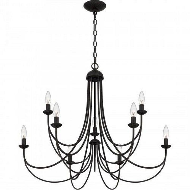 Quoizel Lighting Mirren 9 - Light Chandelier in  Imperial Bronze