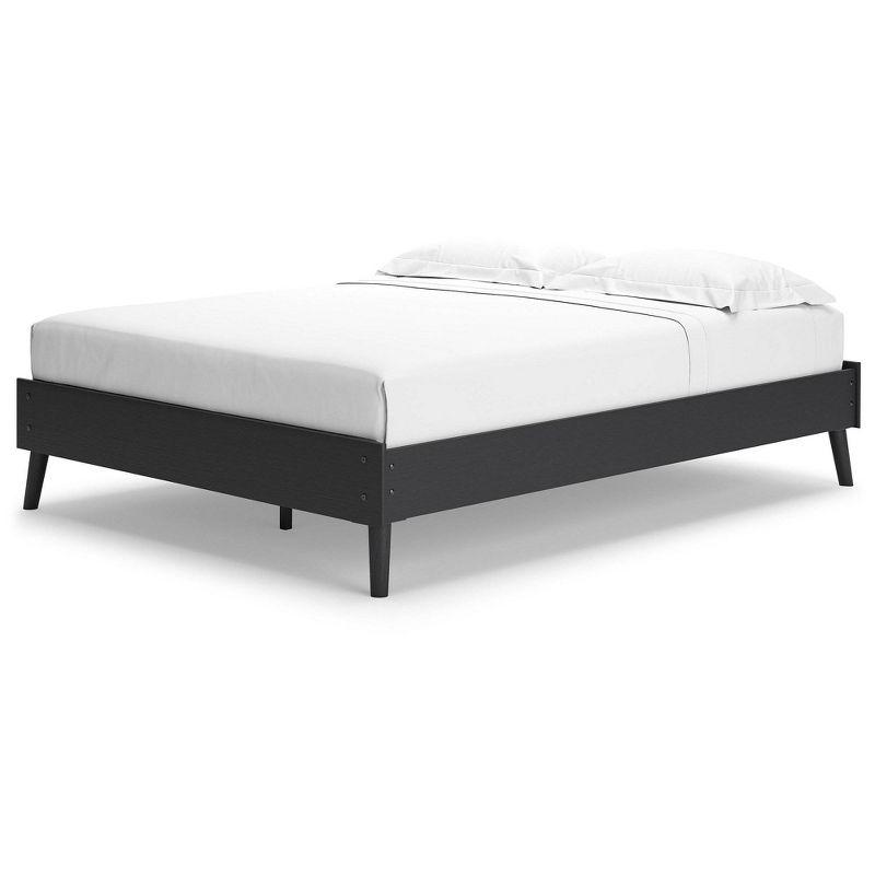 Charlang Platform Bed Black/Gray - Signature Design by Ashley