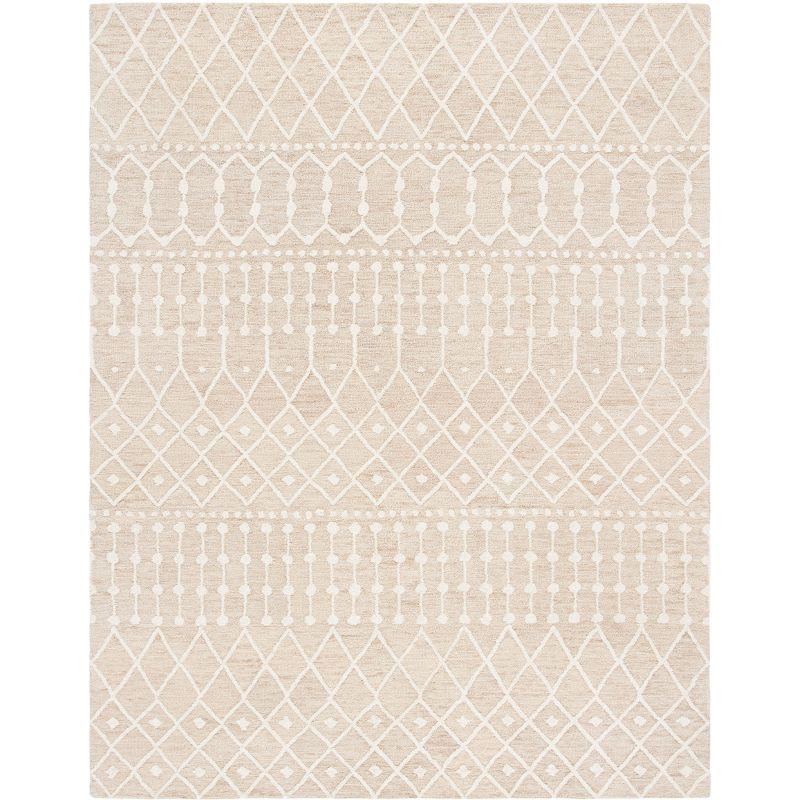 Blossom BLM115 Hand Tufted Area Rug - Beige/Ivory - 8'x10' - Safavieh.