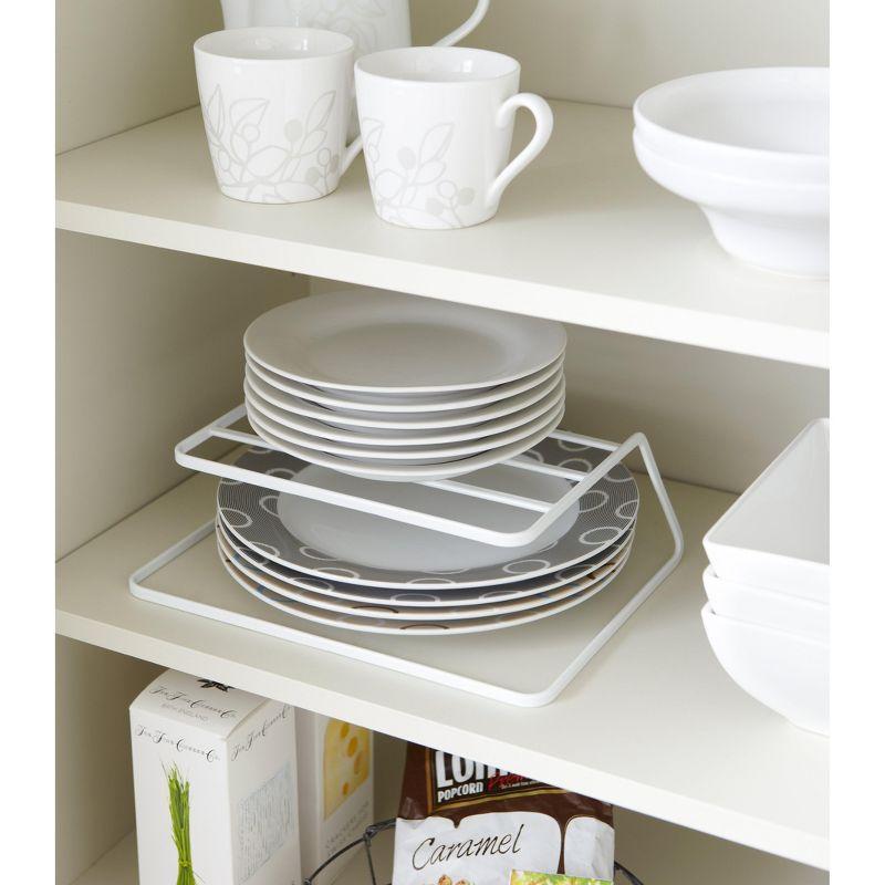Yamazaki Home Dish Riser - Shelf Organizer & Storage For Kitchen Cabinets, Steel & Reviews | AllModern
