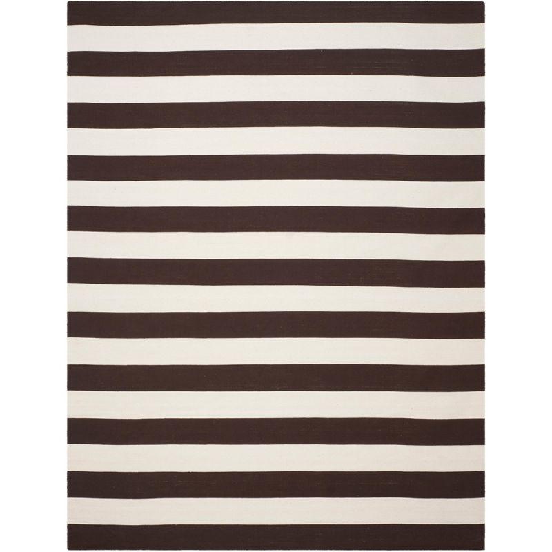 Montauk MTK712 Hand Woven Area Rug - Black/Ivory - 8'9"x11'9" - Safavieh.