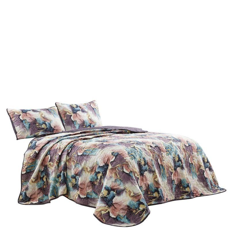 Floral Coverlet Set