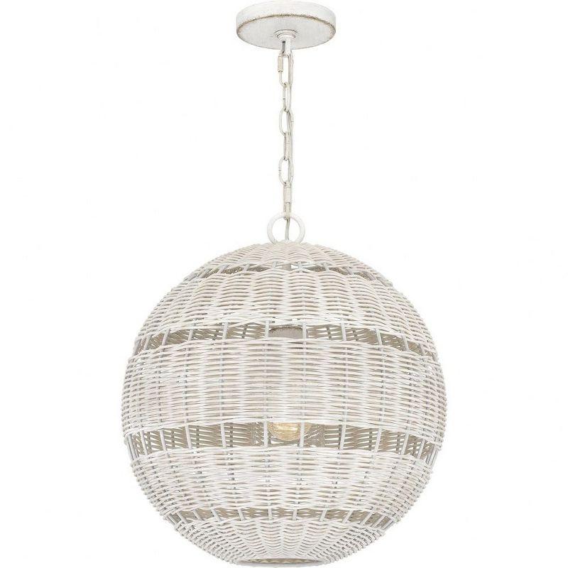 Quoizel Lighting Lindendale 1 - Light Pendant in  Antique White