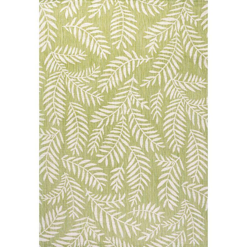 Nevis Palm Frond Indoor/Outdoor Area Rug - JONATHAN Y