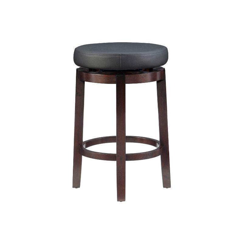 Maya Swivel Backless Counter Height Barstool - Linon