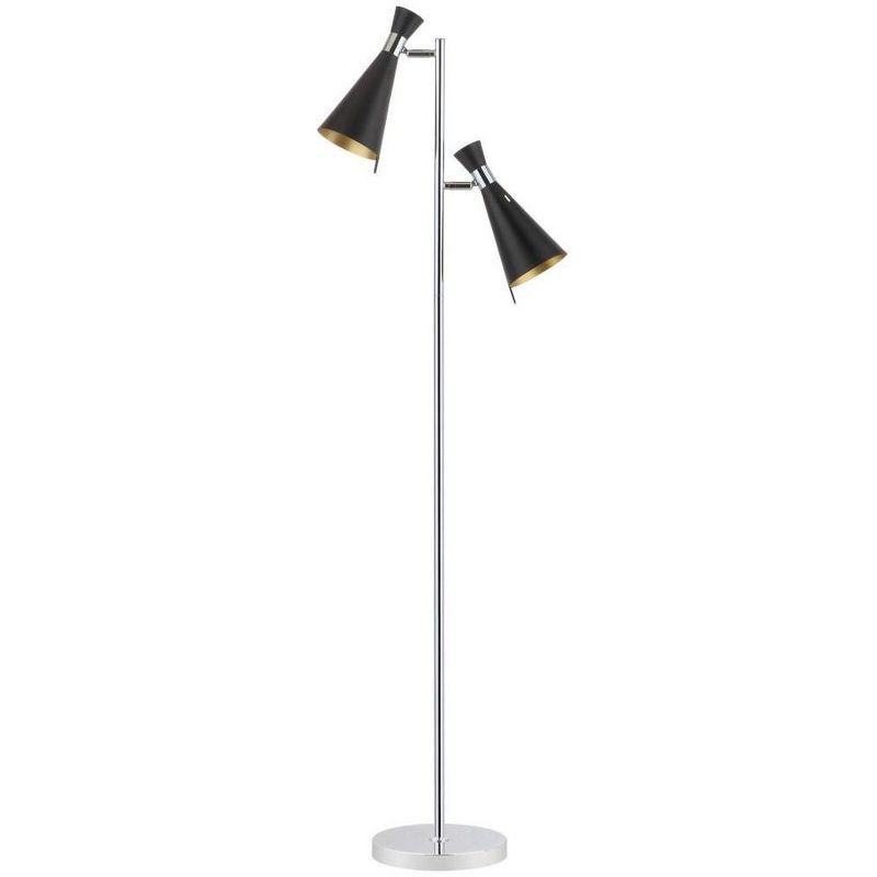 Efisio Floor Lamp - Chrome - Safavieh