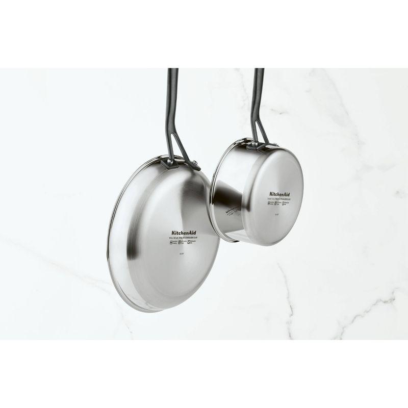 KitchenAid ® 10-Piece 5-Ply Clad Stainless Steel Cookware Set