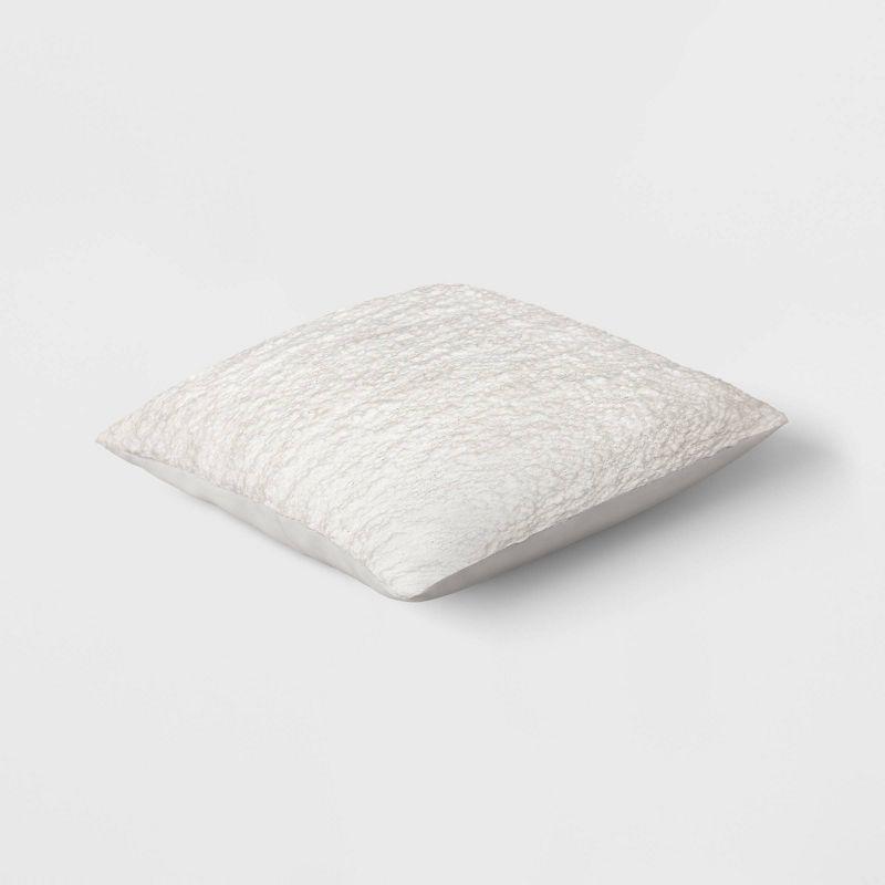 Woven Cotton Textured Square Throw Pillow - Threshold™