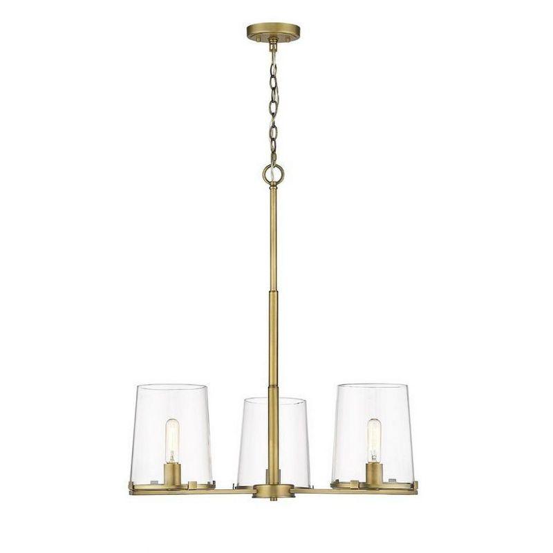 Z-Lite Callista 3 - Light Chandelier in  Rubbed Brass