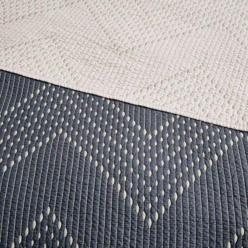 3 Piece Embroidered Cotton Quilt Set