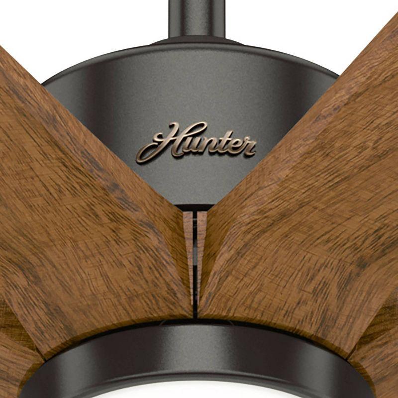 58" Rhinebeck Ceiling Fan with Remote (Includes LED Light Bulb) - Hunter Fan