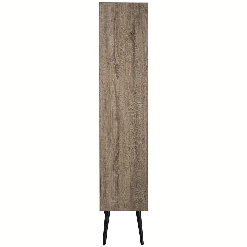 Terrence Etagere - FOX4277 - Light Brown/Black - Safavieh Couture