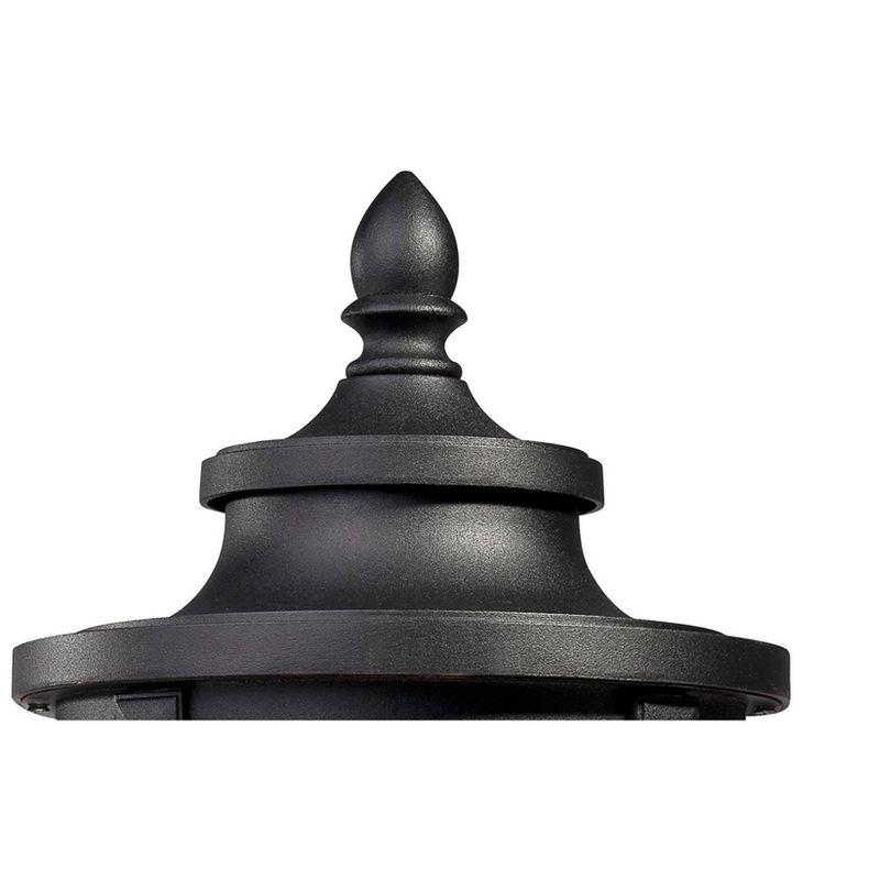 Minka Lavery Vintage Outdoor Post Light Fixture Corona Bronze 19 1/4" Clear Hammered Glass for Exterior Barn Deck Porch Yard Patio