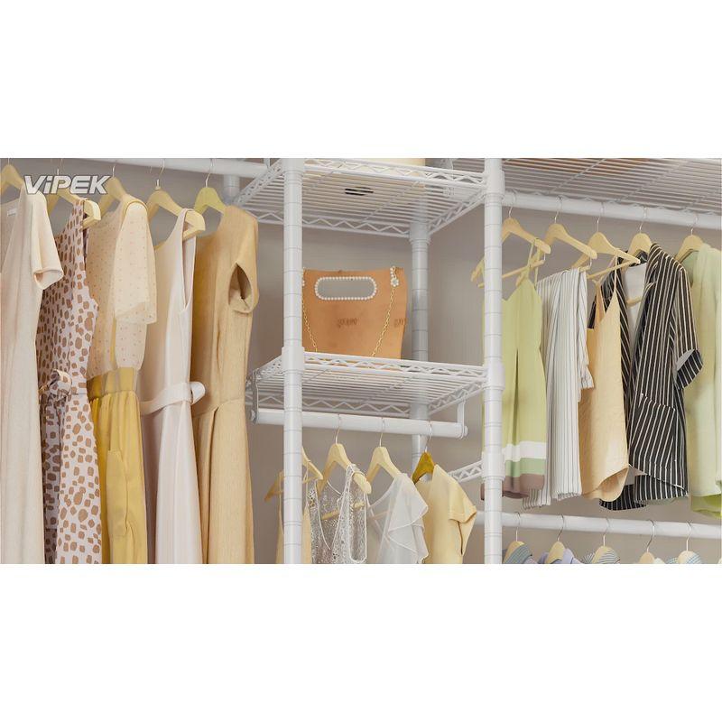 VIPEK Classic V6 Medium Wire Garment Rack Heavy Duty Clothes Rack, Black