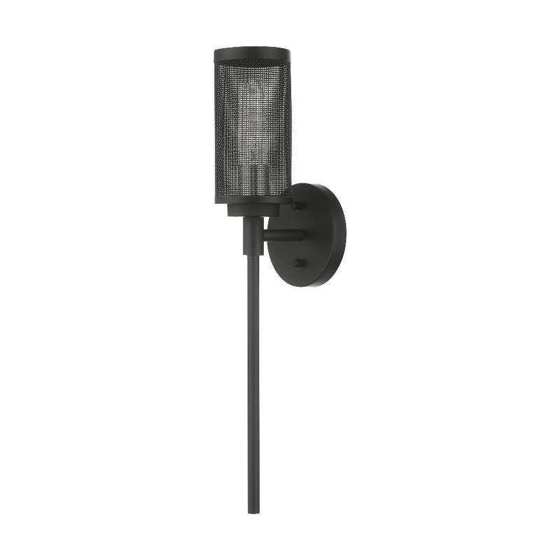 Livex Lighting Industro 1 - Light Sconce in  Black/Brushed Nickel