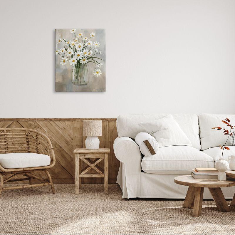 Stupell Industries Daisy Bloom Bouquet Potted Flowers Abstract Pattern by Nan - Painting