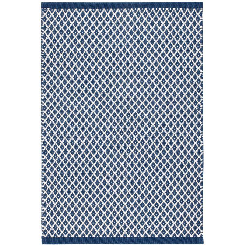 Mainsail Navy Handwoven Indoor/Outdoor Rug