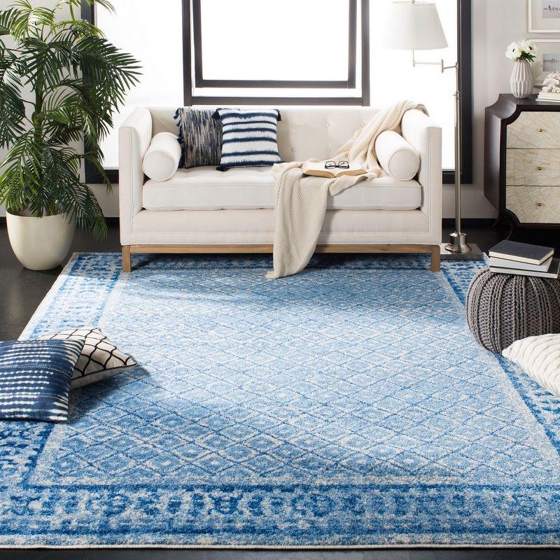 Adirondack ADR110 Machine Made Indoor Area Rug - Silver/Blue - 10'x14' - Safavieh