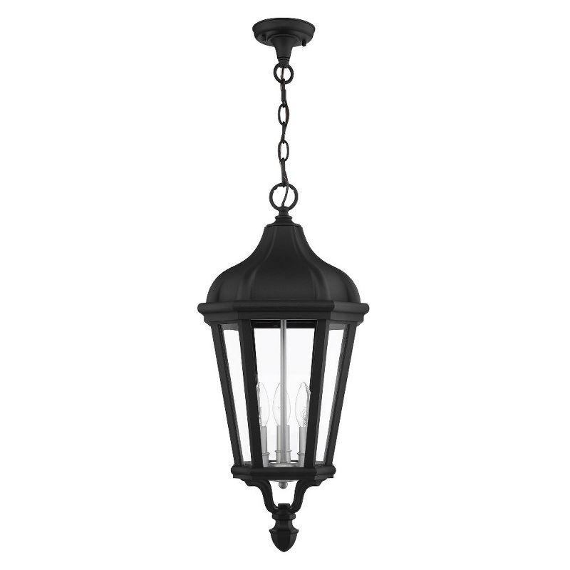 Livex Lighting Morgan 3 - Light Pendant in  Textured Black