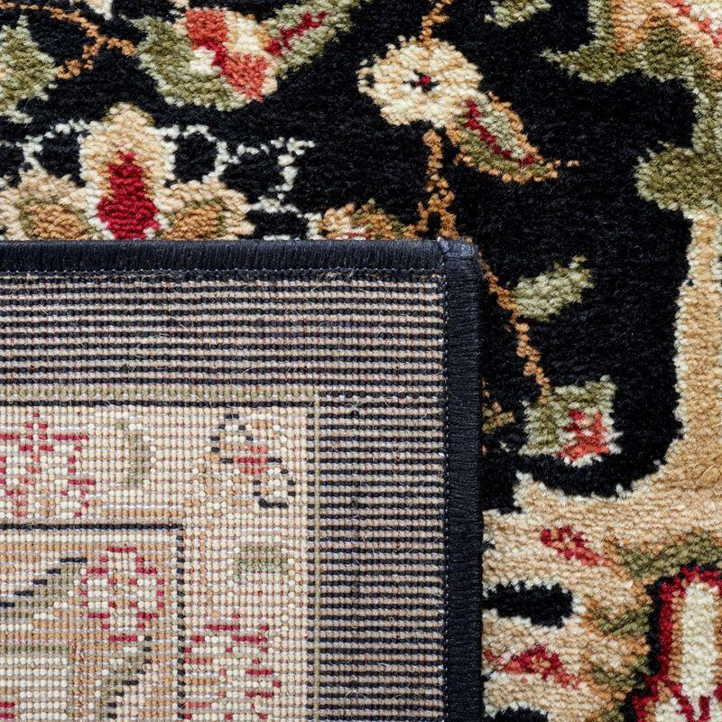 Lyndhurst Heriz LNH330 Power Loomed Area Rug - Black/Beige - 8'x10' - Safavieh