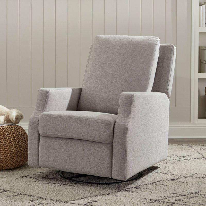 Crewe Upholstered Swivel Reclining Glider