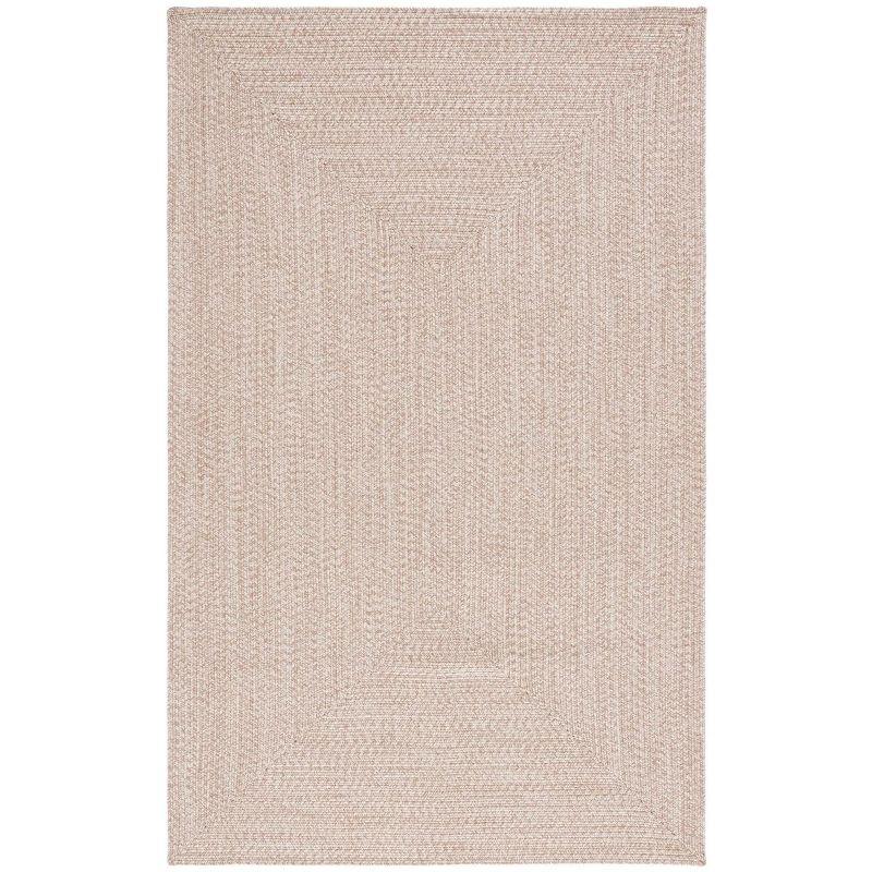 Braided BRA201 Hand Woven Indoor Machine Washable Area Rug - Natural - 6'x9' - Safavieh