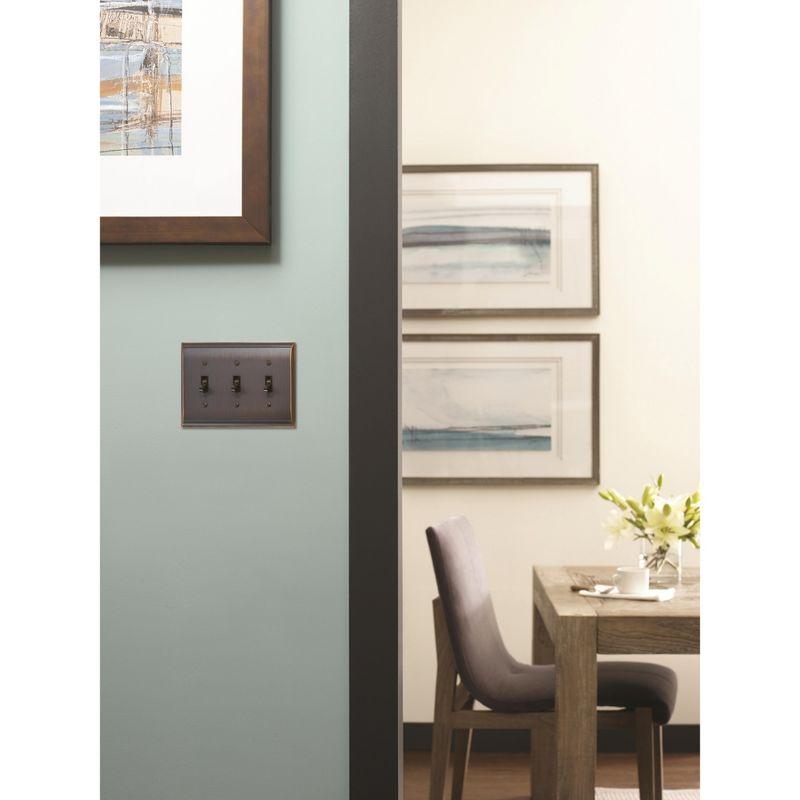 Oil Rubbed Bronze Triple Toggle Switch Wall Plate