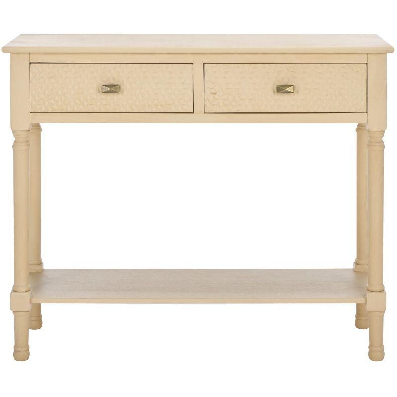 Halton 2 Drawer Console Table - Natural - Safavieh