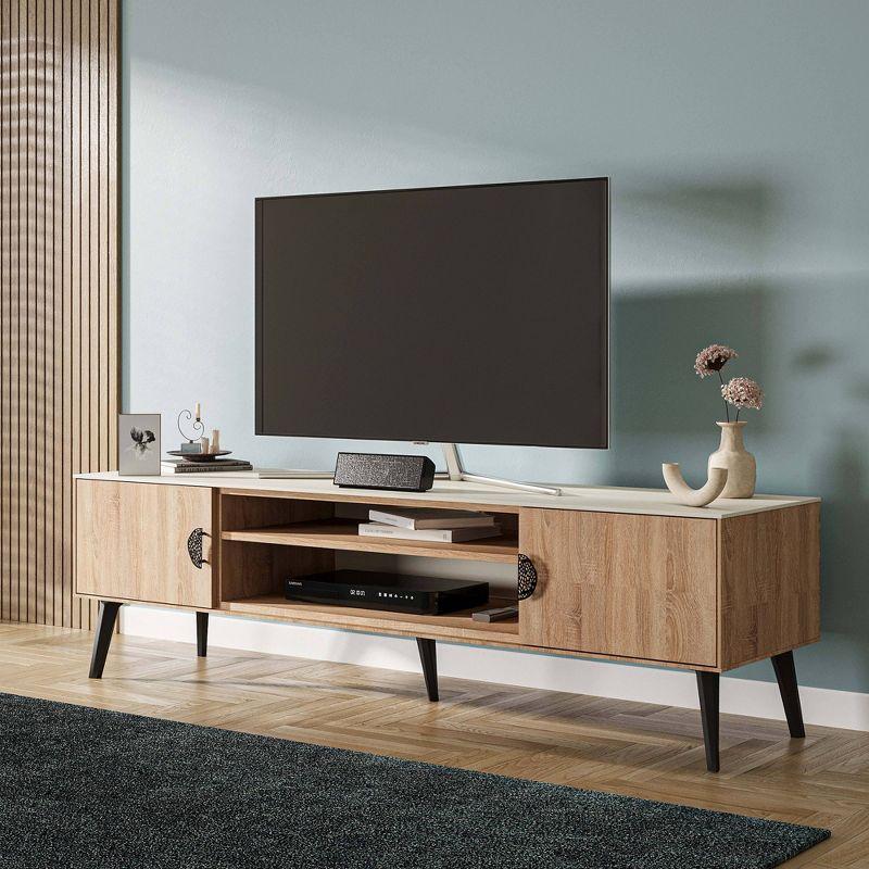 George Oliver Dalaylah 70.9" Mid-Century Modern TV Stand