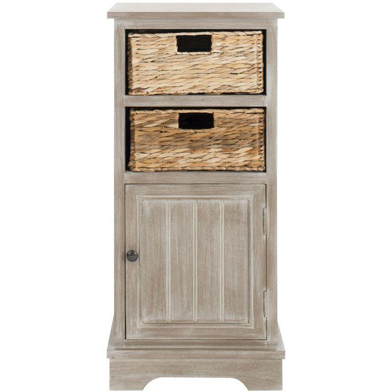 Connery Cabinet - AMH5742 - White Washed - Safavieh Couture