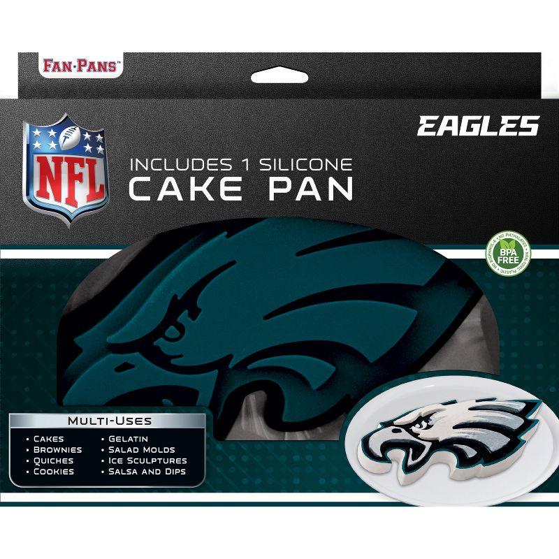 MasterPieces FanPans NFL Philadelphia Eagles Team Logo Silicone Cake Pan.