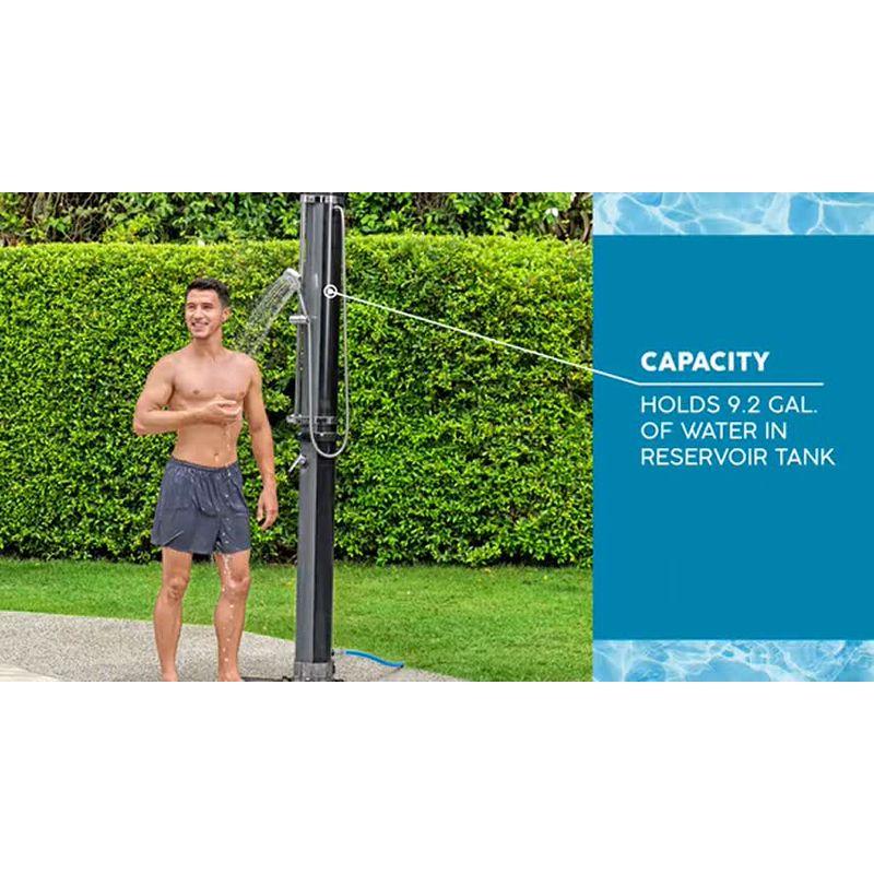 Bestway Bestway SolarFlow Outdoor Shower 5gal/20L: Oversized Shower Head and Stand. Easy Installation, adjustable water flow and tempature control. Multiple Water Spray Settings