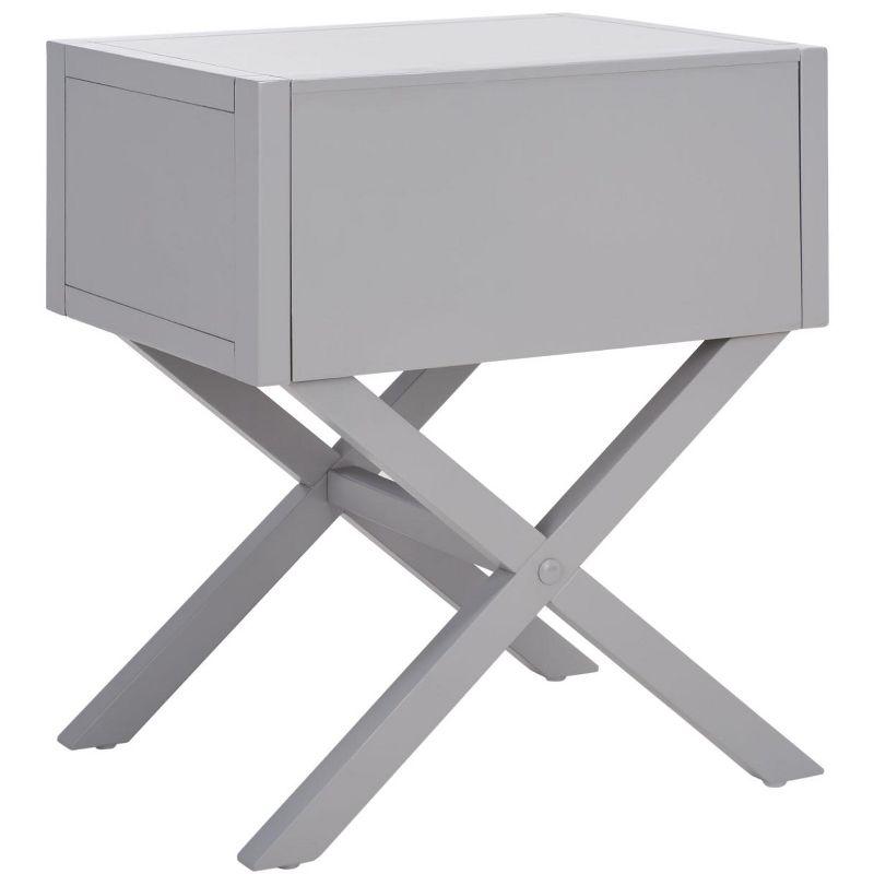 Sadie 1 Drawer Nightstand - NST9200 - Grey - Safavieh