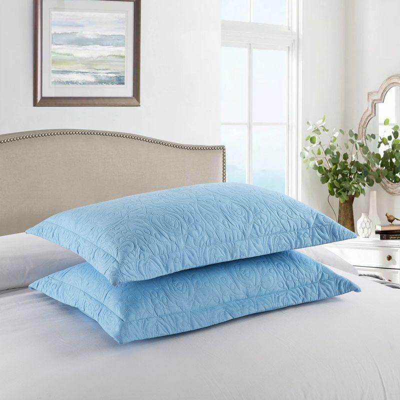 MarCielo P-solid Shams Pillow Sham (Set of 2)