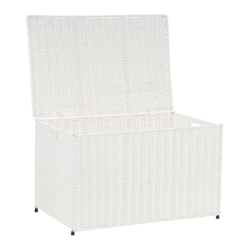 Household Essentials Woven Wicker Storage Chest