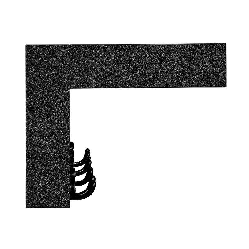 25.6" x 5.75" Wall Mounted Entryway Coat Rack with Decorative Ledge Shelf and Hooks - Danya B.