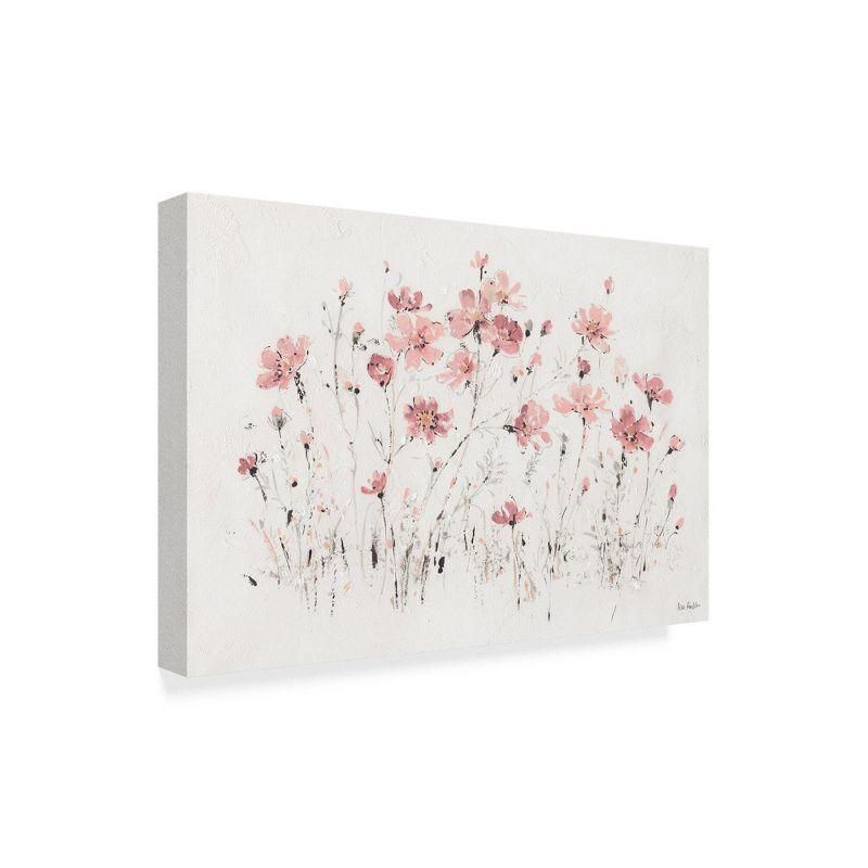 Lisa Audit Pink Wildflowers Canvas Art 22" x 32"