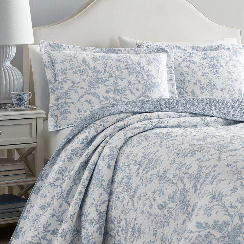 Laura Ashley Amberley Reversible Cotton Quilt Set