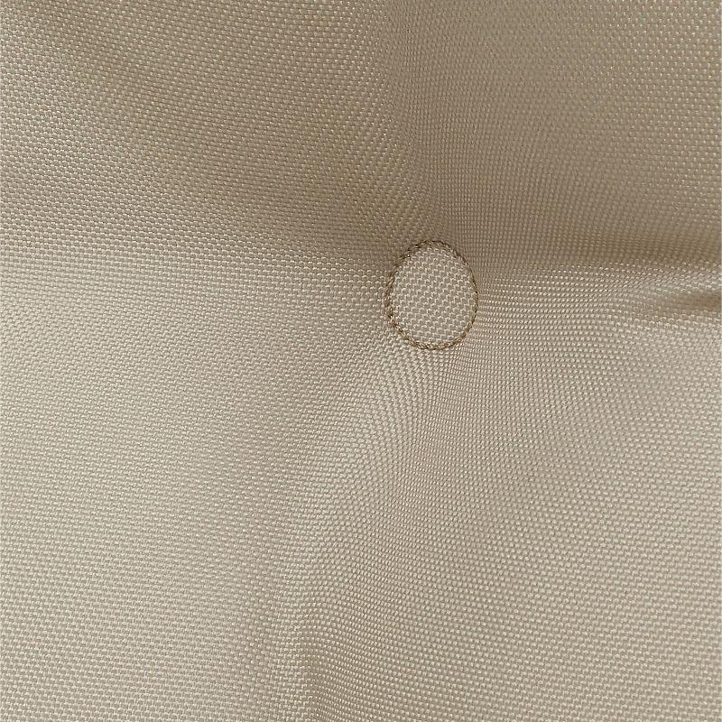 19"x19" 2pc Outdoor Seat Cushion Set Khaki - Classic Accessories: Water-Resistant, Tufted, Hand Washable