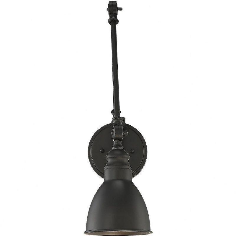 Savoy House Dakota 1 - Light Swing Arm Lamp in  Matte Black